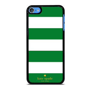 KATE SPADE GREEN STRIPE iPod Touch 7 Case Cover