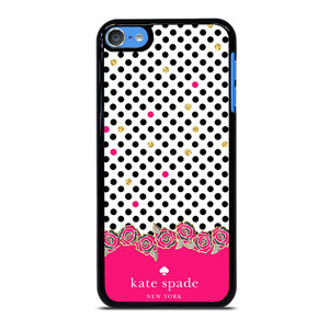 KATE SPADE PINK POLKADOTS iPod Touch 7 Case Cover KATE SPADE PINK POLKADOTS iPod Touch 7 Case Cover