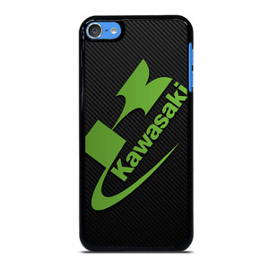 KAWASAKI MOTOR LOGO CARBON iPod Touch 7 Case Cover