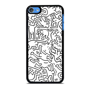 KEITH HARING BLACK WHITE iPod Touch 7 Case Cover