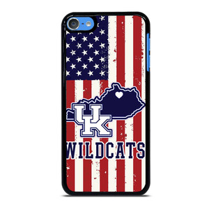 KENTUCKY WILDCATS AMERICAN FLAG iPod Touch 7 Case Cover