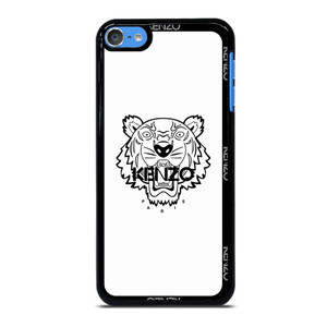 KENZO PARIS BORDERED LOGO WHITE iPod Touch 7 Case Cover