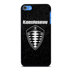 KOENIGSEGG LOGO BLACK PATTERN iPod Touch 7 Case Cover