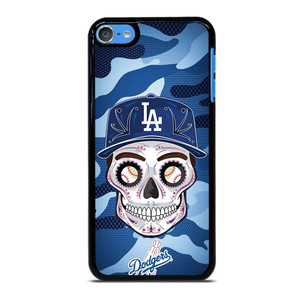 LA DODGERS SKULL CAMO iPod Touch 7 Case Cover