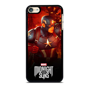 CAPTAIN AMERICA MARVEL MIDNIGHT SUNS iPod Touch 6 Case Cover CAPTAIN AMERICA MARVEL MIDNIGHT SUNS iPod Touch 6 Case Cover