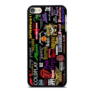 CLASSIC ROCK BAND COLLAGE iPod Touch 6 Case Cover CLASSIC ROCK BAND COLLAGE iPod Touch 6 Case Cover