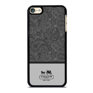 COACH NEW YORK GREY BATIK iPod Touch 6 Case Cover COACH NEW YORK GREY BATIK iPod Touch 6 Case Cover