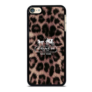 COACH NEW YORK LEOPARD iPod Touch 6 Case Cover