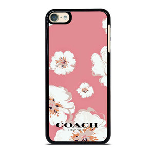 COACH NEW YORK PINK FLOWER iPod Touch 6 Case Cover COACH NEW YORK PINK FLOWER iPod Touch 6 Case Cover