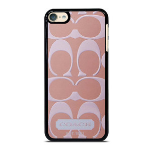 COACH NEW YORK PINK PATTERN iPod Touch 6 Case Cover COACH NEW YORK PINK PATTERN iPod Touch 6 Case Cover