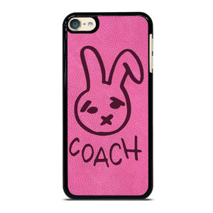 COACH NEW YORK RABBIT LEATHER PINK iPod Touch 6 Case Cover COACH NEW YORK RABBIT LEATHER PINK iPod Touch 6 Case Cover