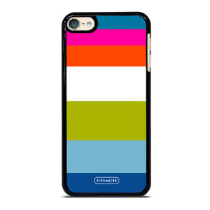 COACH NEW YORK STRIPE 2 iPod Touch 6 Case Cover COACH NEW YORK STRIPE 2 iPod Touch 6 Case Cover