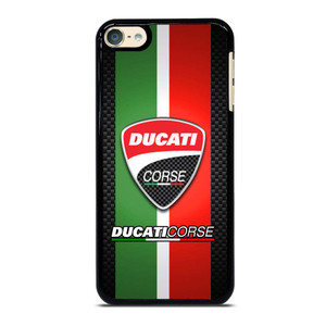 DUCATI CORSE CARBON LOGO iPod Touch 6 Case Cover DUCATI CORSE CARBON LOGO iPod Touch 6 Case Cover