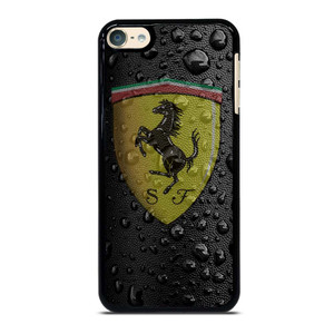 FERRARI DROP WATER BLACK iPod Touch 6 Case Cover