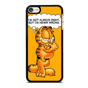 GARFIELD LAZY CAT QUOTE iPod Touch 6 Case Cover