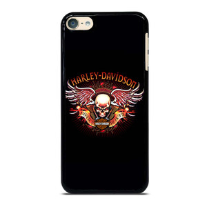 HARLEY DAVIDSON WING SKULL LOGO iPod Touch 6 Case Cover