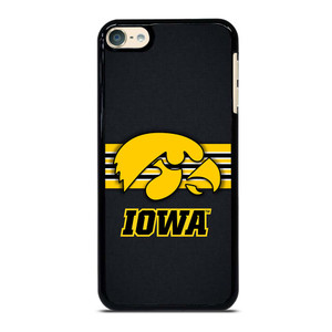 IOWA HAWKEYES STRIPE LOGO iPod Touch 6 Case Cover