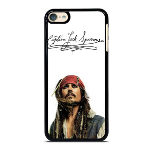 JACK SPARROW SIGNATURE PIRATES OF THE CARIBBEAN iPod Touch 6 Case Cover JACK SPARROW SIGNATURE PIRATES OF THE CARIBBEAN iPod Touch 6 Case Cover