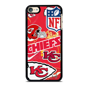 KANSAS CITY CHIEFS NFL STICKER BOMB iPod Touch 6 Case Cover