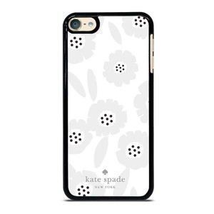 KATE SPADE GREY FLOWER iPod Touch 6 Case Cover