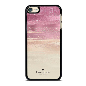 KATE SPADE NEW YORK ROSE GOLD GLITTER iPod Touch 6 Case Cover
