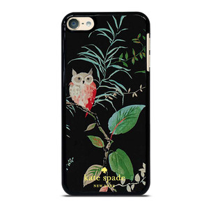 KATE SPADE OWLISH BLACK iPod Touch 6 Case Cover