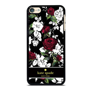 KATE SPADE ROSE RED WHITE iPod Touch 6 Case Cover