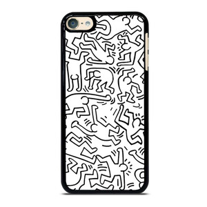 KEITH HARING BLACK WHITE iPod Touch 6 Case Cover KEITH HARING BLACK WHITE iPod Touch 6 Case Cover