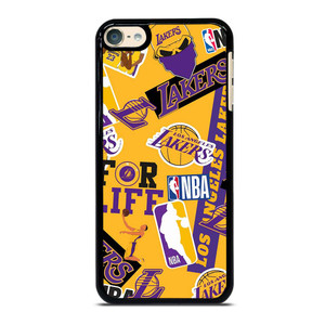 LA LOS ANGELES LAKERS STICKER BOMB iPod Touch 6 Case Cover