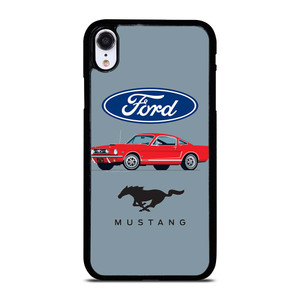 1965 FORD MUSTANG ILLUSTRATION iPhone XR Case Cover