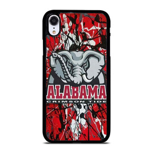 ALABAMA CRIMSON TIDE SPLASHED LOGO iPhone XR Case Cover