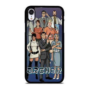 ARCHER CARTOON ALL CAST iPhone XR Case Cover