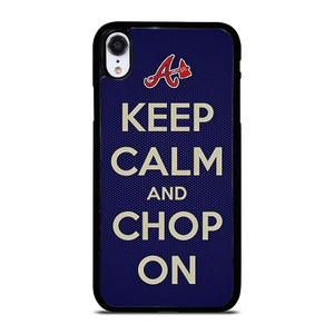 ATLANTA BRAVES CHOP ON BASEBALL iPhone XR Case Cover