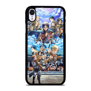 ATTACK ON TITAN ANIME CHARACTER iPhone XR Case Cover