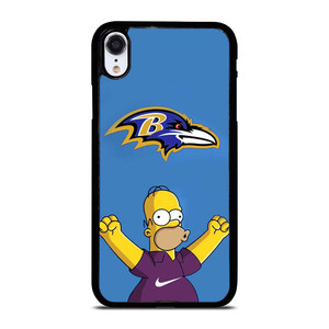 BALTIMORE RAVENS NIKE THE SIMPSONS iPhone XR Case Cover