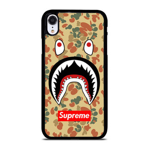 BAPE CAMO SHARK SUPREME iPhone XR Case Cover