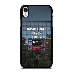 BASKETBALL NEVER STOPS RING iPhone XR Case Cover