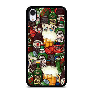 BEER BOTTLE CARTOON iPhone XR Case Cover