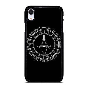 BILL CIPHER WHEEL BLACK iPhone XR Case Cover