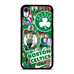 BOSTON CELTICS NBA STICKER BOMB iPhone XR Case Cover