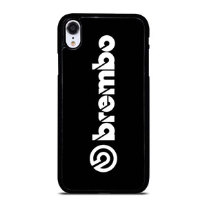 BREMBO DISC BRAKE BLACK LOGO iPhone XR Case Cover BREMBO DISC BRAKE BLACK LOGO iPhone XR Case Cover