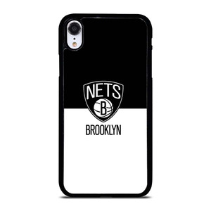 BROOKLYN NETS NBA BLACK WHITE iPhone XR Case Cover