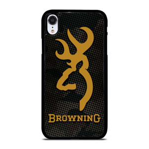 BROWNING ARMS CAMO CARBON iPhone XR Case Cover
