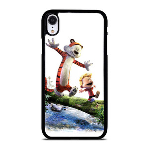 CALVIN AND HOBBES RIVER WOOD iPhone XR Case Cover