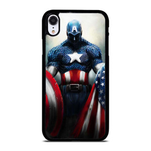 CAPTAIN AMERICA MARVEL ART iPhone XR Case Cover