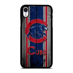 CHICAGO CUBS WOODEN LOGO iPhone XR Case Cover