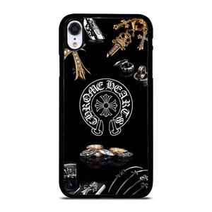 CHROME HEARTS METAL LOGO iPhone XR Case Cover