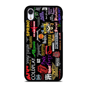 CLASSIC ROCK BAND COLLAGE iPhone XR Case Cover