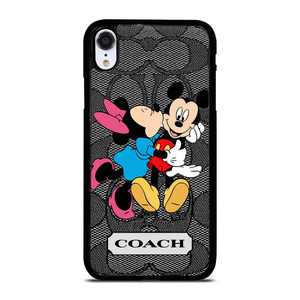 COACH MINNIE MICKEY MOUSE KISS iPhone XR Case Cover COACH MINNIE MICKEY MOUSE KISS iPhone XR Case Cover