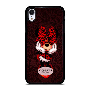 COACH MINNIE MOUSE NEW YORK iPhone XR Case Cover COACH MINNIE MOUSE NEW YORK iPhone XR Case Cover
